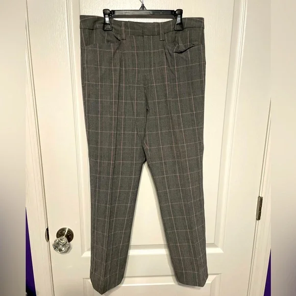 GAP PLAID STRETCHY WOMENS PANTS SIZE 6 - Picture 1 of 3